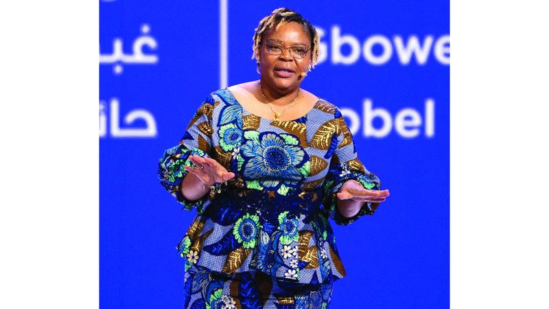 الامارات | ليما غبوي تستعرض إسهامها  في إحلال السلام بليبيريا