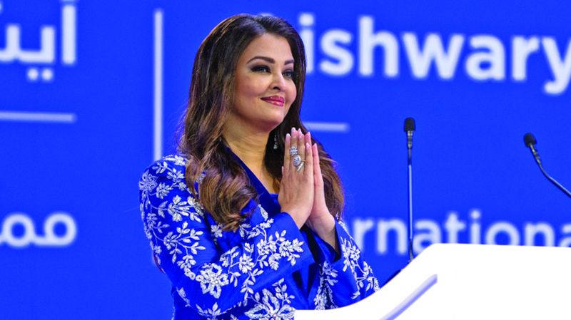 الامارات | أيشواريا راي تستعرض إسهاماتها في مجال العمل الإنساني