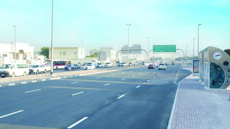الامارات | إنجاز تحسينات مرورية على شارع  بيروت في دبي
