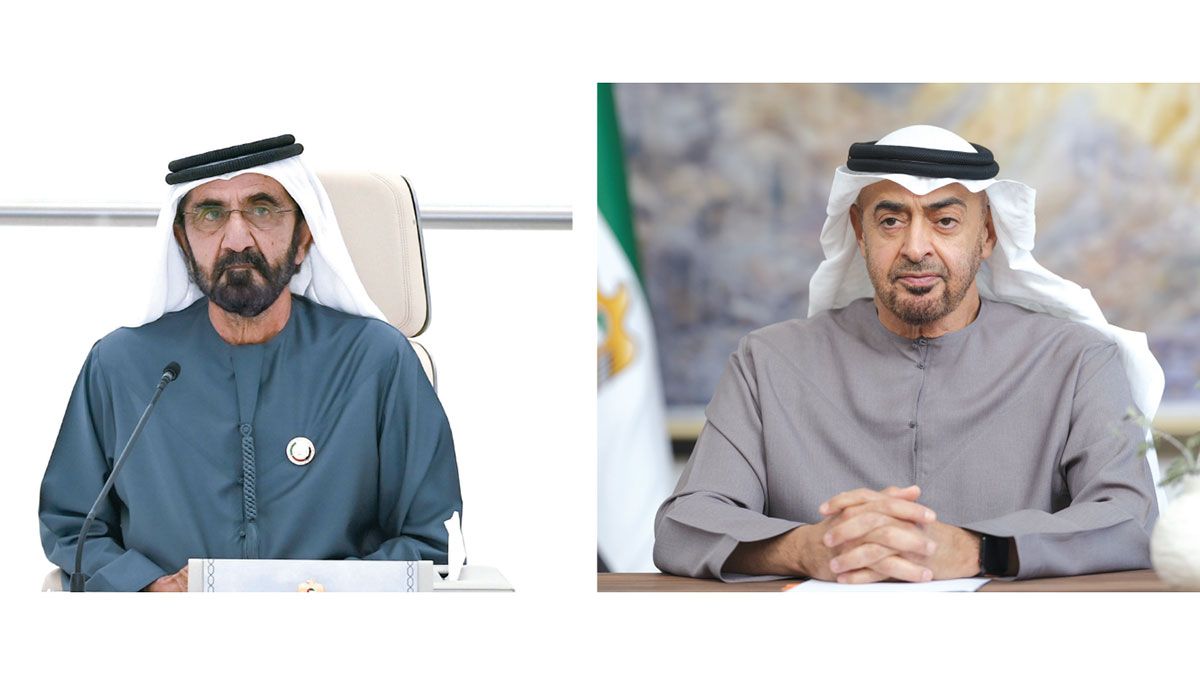 الامارات | محمد بن زايد ومحمد بن راشد: شهداؤنا قدوة في حب الوطن والجميع يقف إجلالاً لدمائهم