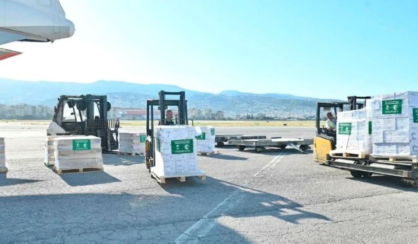 وصول الطائرة الإغاثية السعودية الـ 26 إلى لبنان