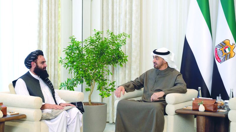 الامارات | رئيس الدولة: حريصون على دعم تطلعات الشعب الأفغاني نحو التنمية والازدهار