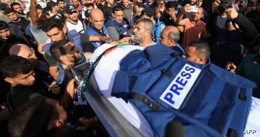 استشهاد صحفى فلسطينى برصاص الاحتلال فى مستشفى المعمدانى بغزة