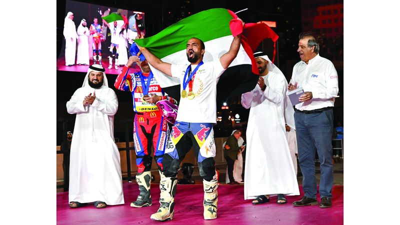 الامارات | رالي دبي يُعلن البلوشي «بطل العالم للدرّاجات النارية»