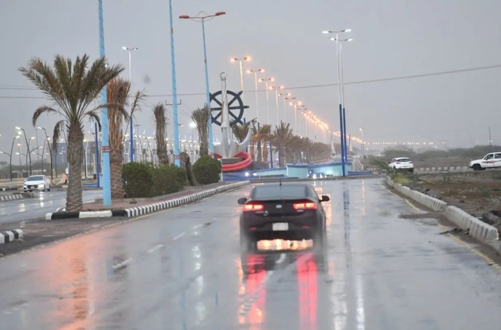 ‎"الأرصاد" ينبه من هطول أمطار غزيرة على منطقة جازان