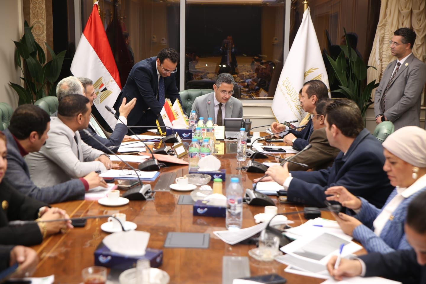 وزير التموين يلتقى أعضاء مجلس النواب والشيوخ لبحث طلبات المواطنين