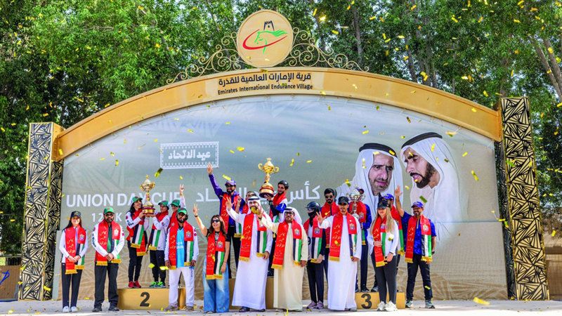 الامارات | إسطبلات «المغاوير» تحرز لقب كأس «عيد الاتحاد» للقدرة
