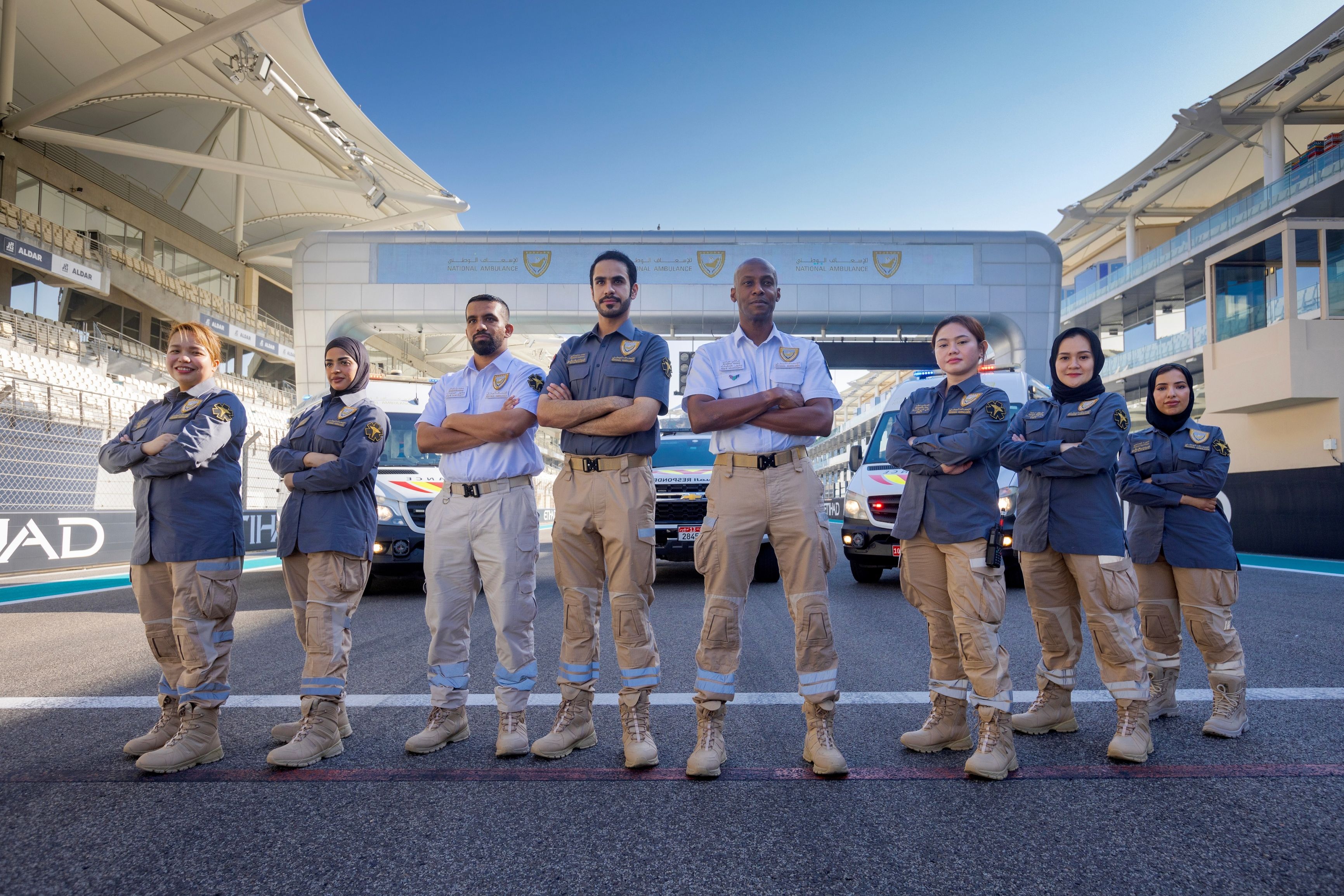 الامارات | الإسعاف الوطني يؤكد جاهزيته الكاملة لتقديم الدعم الطبي في سباق جائزة الاتحاد للطيران الكبرى للفورمولا 1®️ 2024