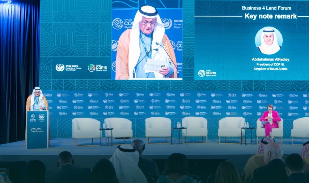 "الفضلي": "كوب 16" محطة رئيسية للحد من تدهور الأراضي والجفاف