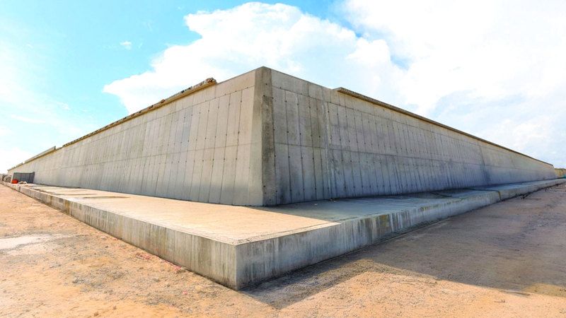 الامارات | إنجاز 82% من خزان مياه «حصيان» في دبي