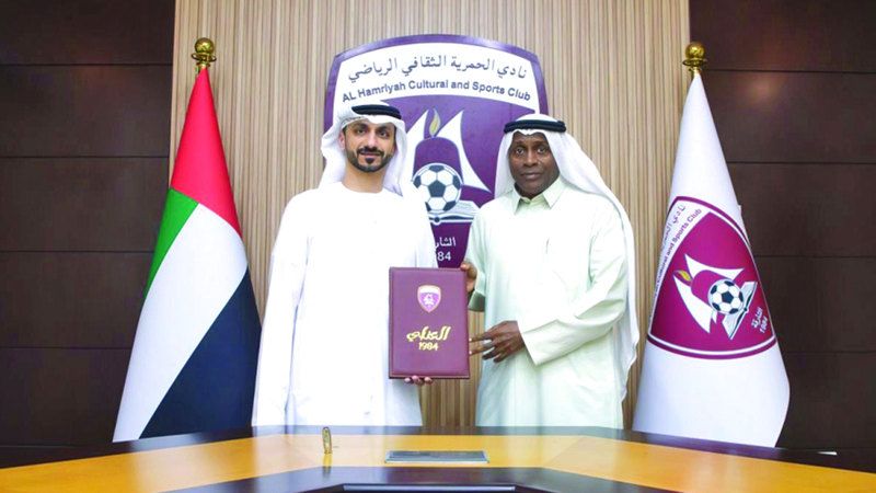 الامارات | عيد باروت مدرباً لنادي الحمرية في محطته التاسعة