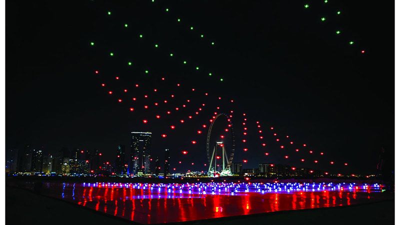 الامارات | «دبي للتسوق».. عروض مذهلة لطائرات الدرون والألعاب النارية في سماء دبي