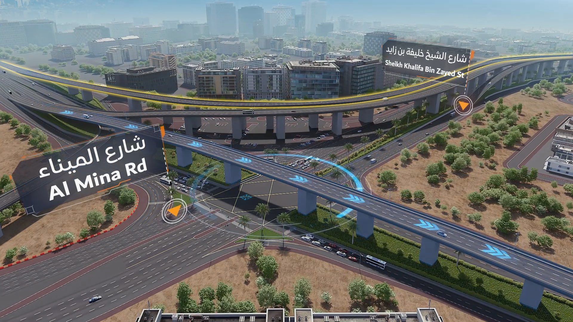 الامارات | «طرق دبي» تفتتح جسراً بسعة 3 مسارات يعزز انسيابية الحركة المرورية