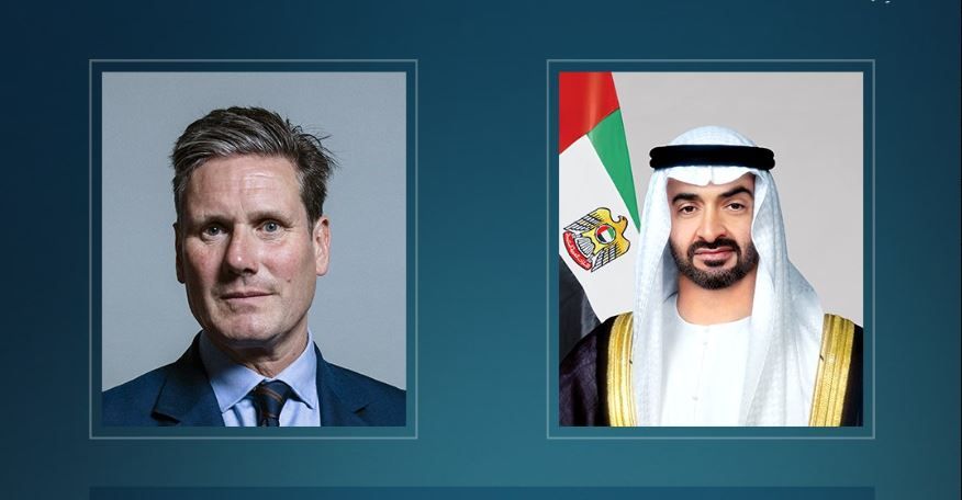 الامارات | رئيس الدولة ورئيس وزراء بريطانيا يبحثان علاقات البلدين