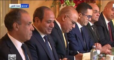 أخبار مصر.. الرئيس السيسى ورئيس وزراء النرويج يشهدان توقيع عدد من الاتفاقيات