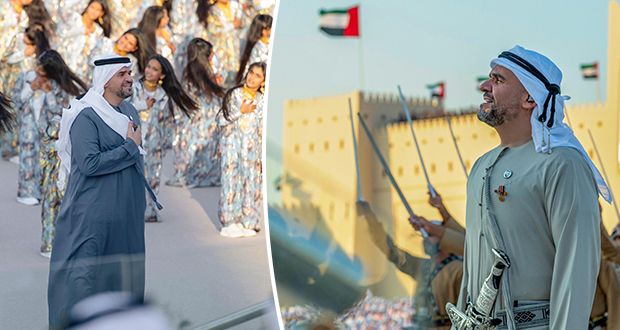 حسين الجسمي يحتفي بمسيرة الاتحاد بالوثبة في أبوظبي