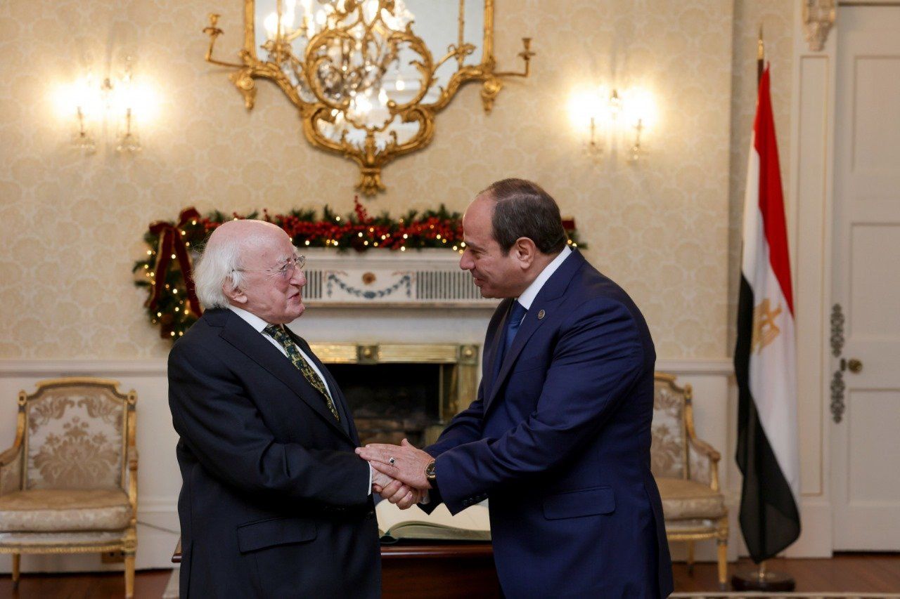 الرئيس السيسي يدعو نظيره الأيرلندى للمشاركة فى افتتاح المتحف المصرى الكبير