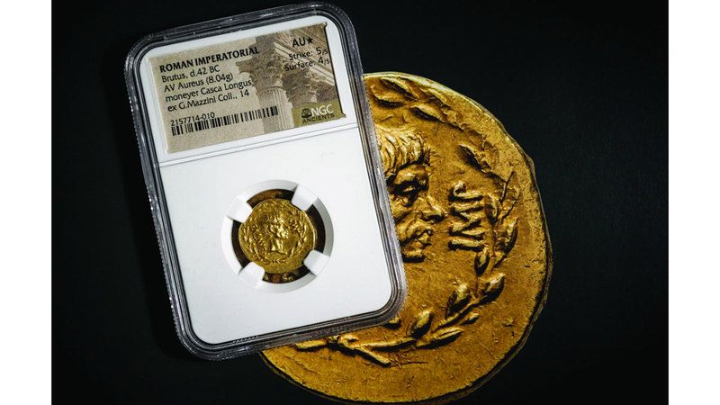 الامارات | «عملة بروتوس» النادرة بـ 2.09 مليون دولار