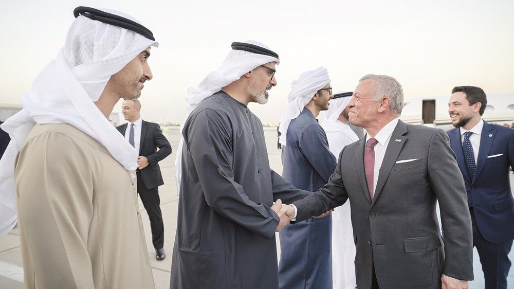 رئيس الدولة وملك الأردن: استقرار سوريا مصلحة استراتيجية عربية وإقليمية