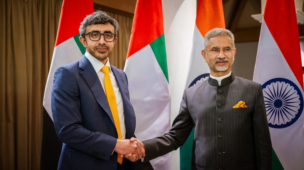 عبدالله بن زايد ووزير خارجية الهند يترأسان أعمال الحوار الاستراتيجي الرابع بين البلدين