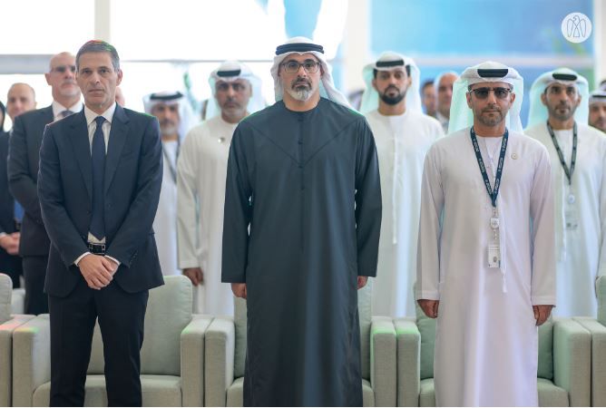 الامارات | خالد بن محمد بن زايد يُدشن محطة الحاويات "سي إم إيه تيرمينالز" في ميناء خليفة
