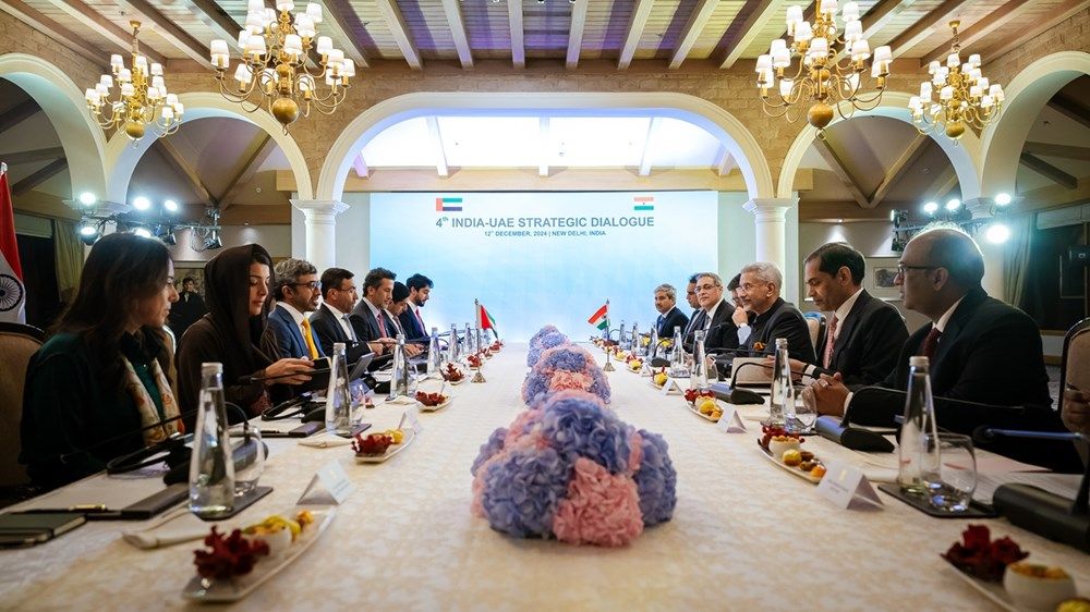 عبدالله بن زايد ووزير خارجية الهند يترأسان أعمال الحوار الاستراتيجي الرابع بين البلدين