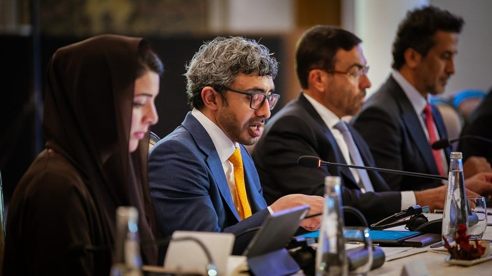 عبدالله بن زايد ووزير خارجية الهند يترأسان أعمال الحوار الاستراتيجي الرابع بين البلدين