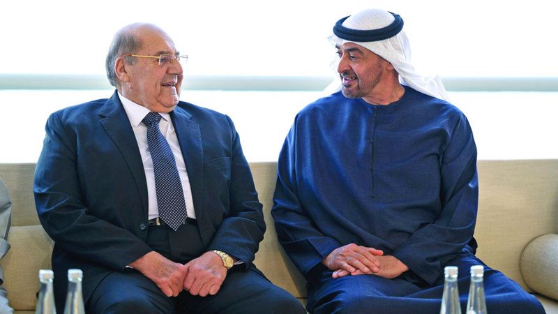 الامارات | محمد بن زايد يستقبل رئيسَي «النواب» و«الشيوخ» المصريين