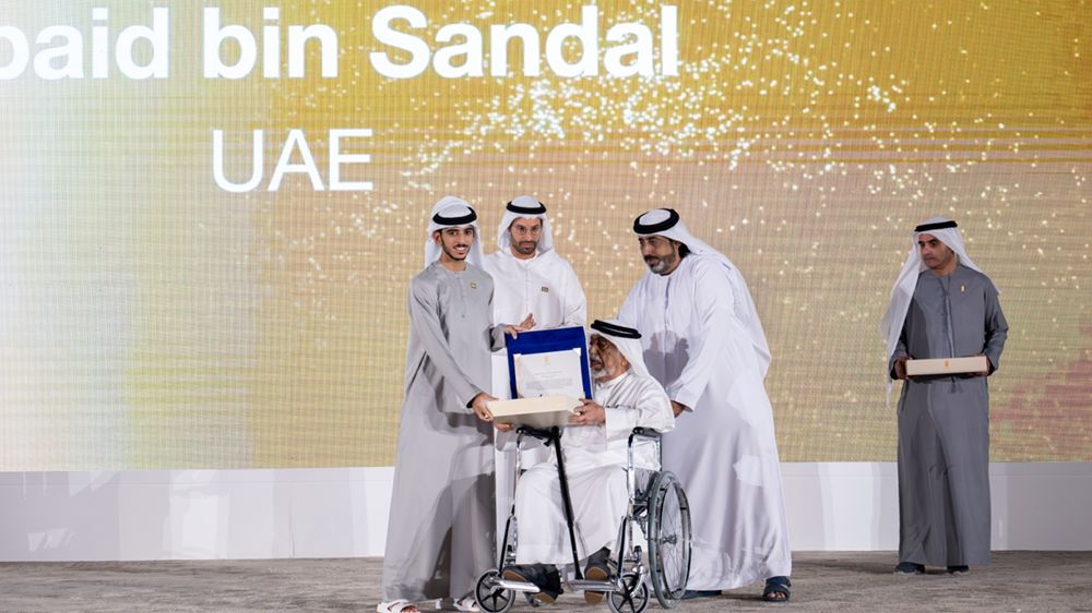 برعاية حمدان بن زايد.. راشد بن حمدان بن زايد يكرِّم الفائزين بجائزة «سرد الذهب 2024»