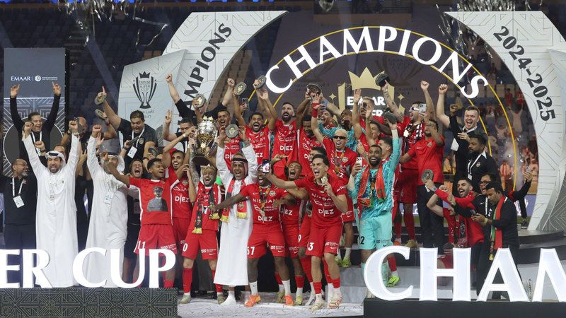 الامارات | شباب الأهلي بطلاً لكأس السوبر
