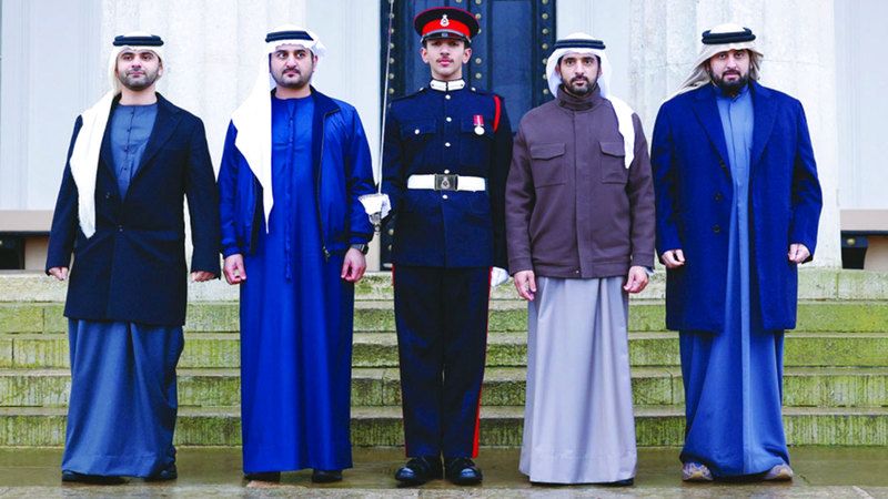 الامارات | محمد بن راشد يحتفي بتخرج محمد بن راشد بن محمد بن راشد في «ساندهيرست»