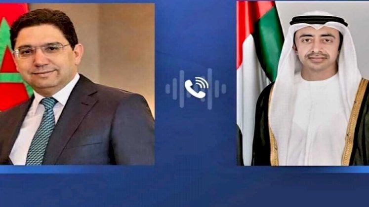 الإمارات والمغرب يبحثان تطورات الأوضاع في سوريا
