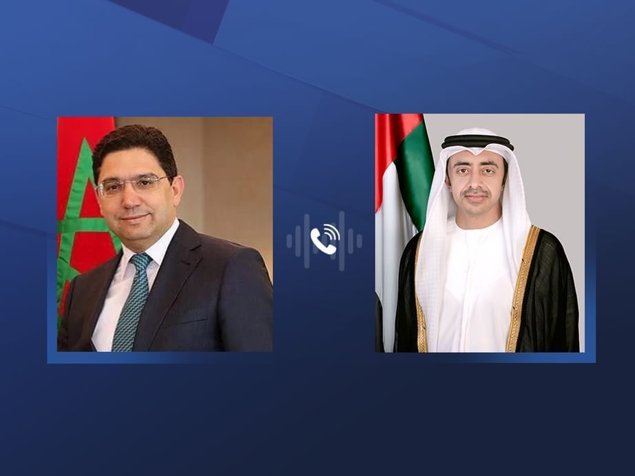 الامارات | عبدالله بن زايد ووزير خارجية المغرب يبحثان هاتفيا التطورات في سوريا