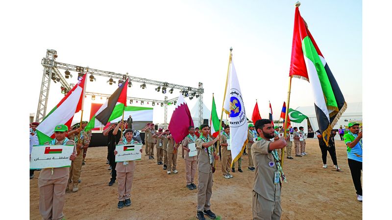 الامارات | 600 كشّاف يشاركون في افتتاح مخيم «المرموم»