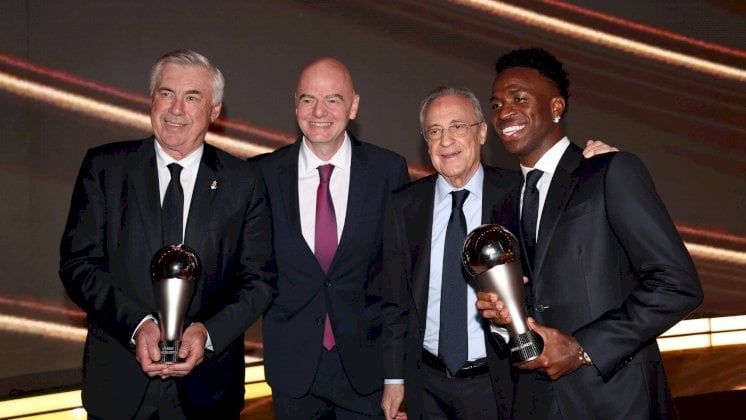 البرازيلي فينيسيوس نجم ريال مدريد أفضل لاعب في العالم