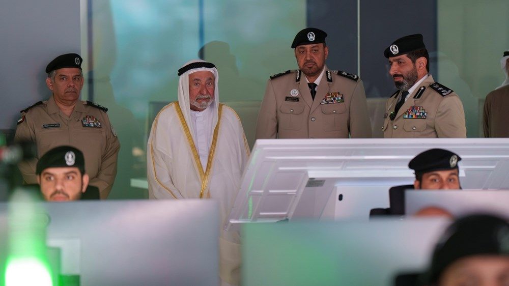 سلطان القاسمي يفتتح مبنى القيادة العامة لشرطة الشارقة