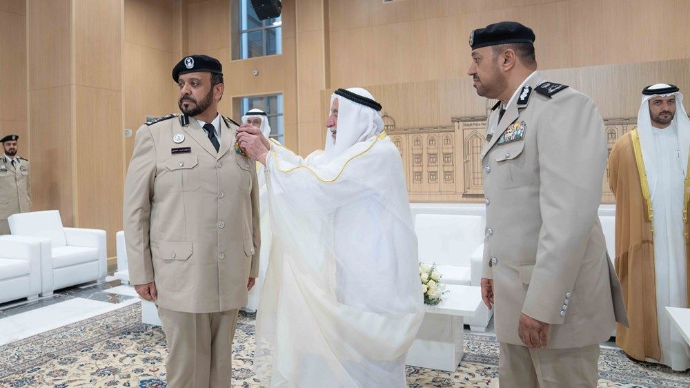 سلطان القاسمي يفتتح مبنى القيادة العامة لشرطة الشارقة