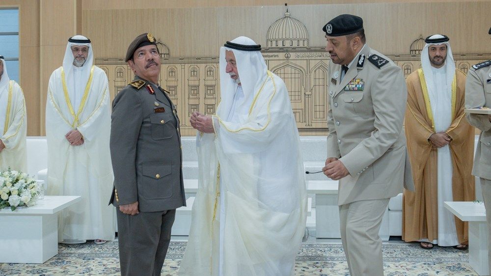 سلطان القاسمي يفتتح مبنى القيادة العامة لشرطة الشارقة
