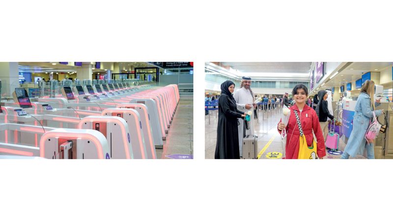 الامارات | «إقامة دبي» تُضيء البوابات الذكية باللون العنابي  احتفاءً باليوم الوطني لقطر