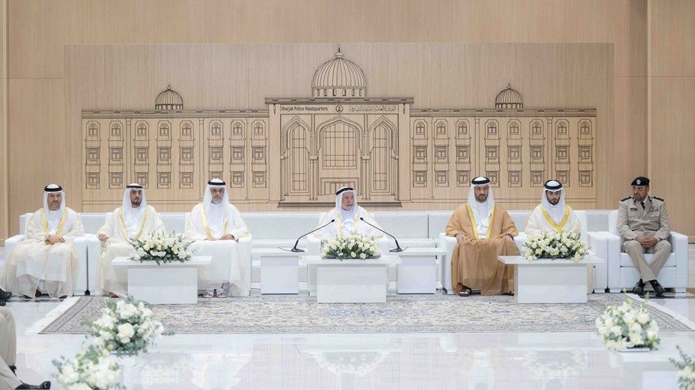 سلطان القاسمي يفتتح مبنى القيادة العامة لشرطة الشارقة