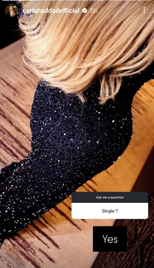 كارلا حداد تعلن انفصالها رسمياً عن زوجها وائل قسيس من خلال هذه الصورة