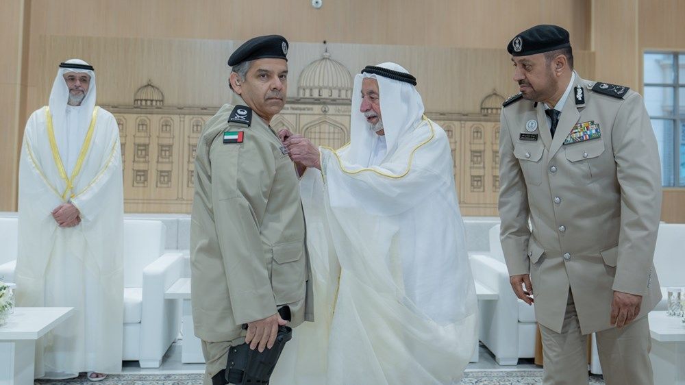 سلطان القاسمي يفتتح مبنى القيادة العامة لشرطة الشارقة