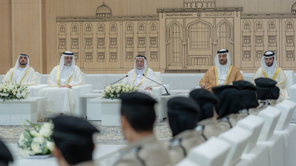 سلطان القاسمي يفتتح مبنى القيادة العامة لشرطة الشارقة