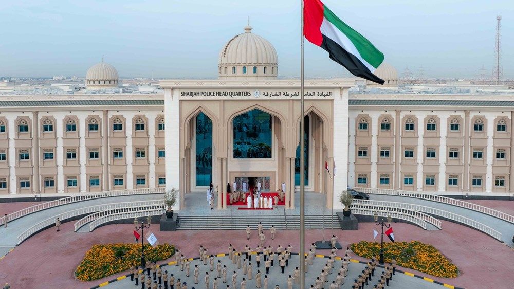 سلطان القاسمي يفتتح مبنى القيادة العامة لشرطة الشارقة