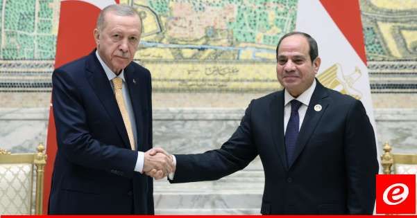 السيسي التقى أردوغان: للحفاظ على وحدة سوريا واستقلالها وتدشين عملية سياسية لتحقيق مصالحة وطنية