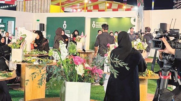 استدامة وإبداع في «الوثبة للزهور»