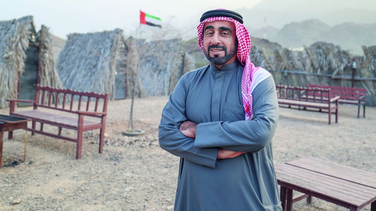 الامارات | بخيت المقبالي يحوّل الجبال إلى أول مخيم سياحي جبلي
