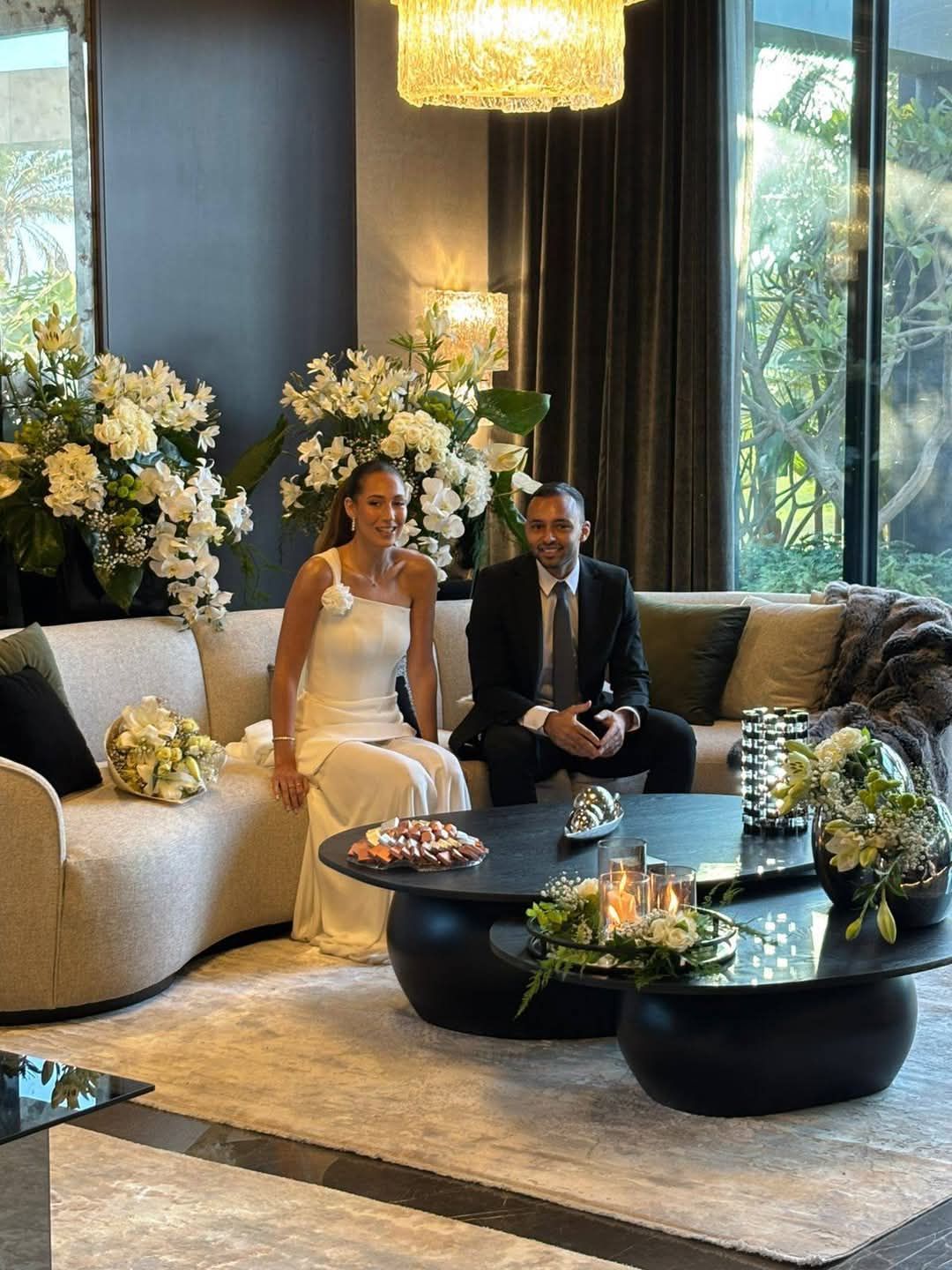 هنا معتز لاعبة الاسكواش تحتفل بخطبتها فى أجواء عائلية.. صور