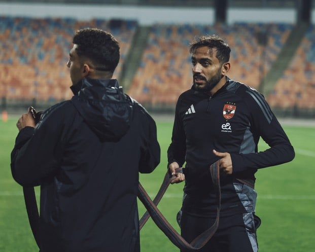 كواليس مران الأهلى الأخير قبل مباراة شباب بلوزداد بدورى أبطال أفريقيا غدا.. صور