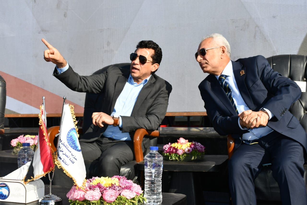 وزير الرياضة يشهد مؤتمر شباب الصعيد بالمنيا لتعزيز دور الشباب فى الحياة السياسية